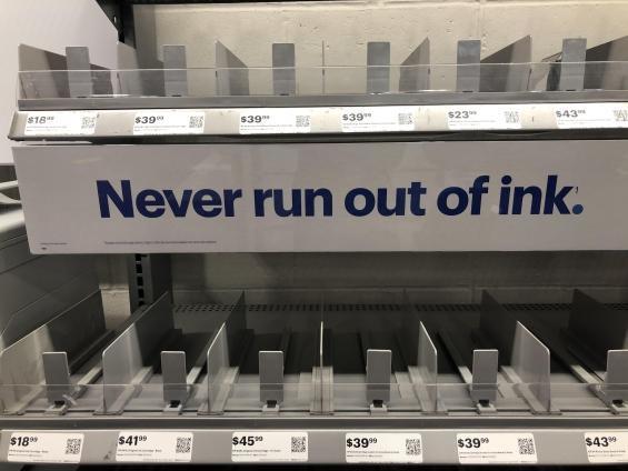 $18 $399 $39 $39 $23 $43 Never run out of ink. $189 $4199 $450 $3999 $399 $43