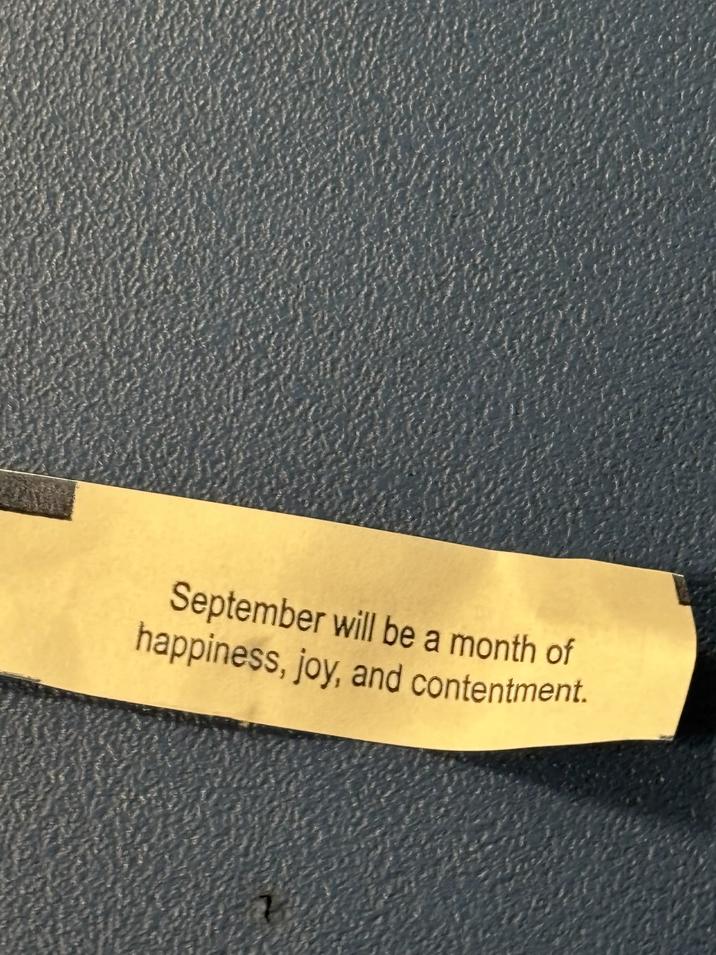 September will be a month of happiness, joy, and contentment.