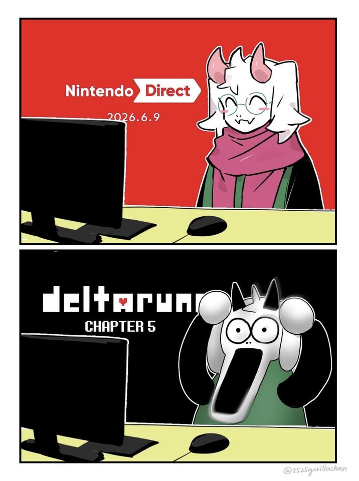 Nintendo Direct 2026.6.9 deltarun CHAPTER 5 @2525gorillachan