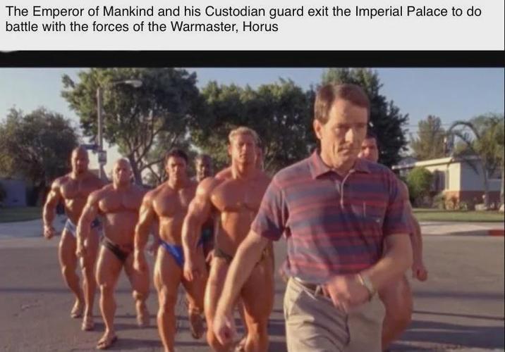 The Emperor of Mankind and his Custodian guard exit the Imperial Palace to do battle with the forces of the Warmaster, Horus