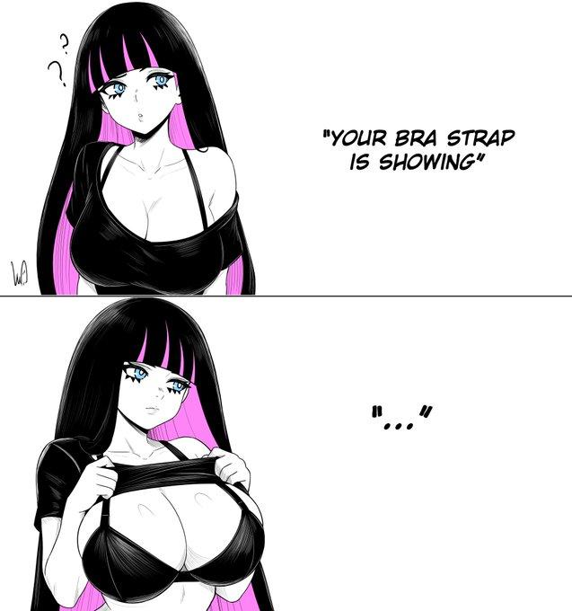 WA "YOUR BRA STRAP IS SHOWING" "