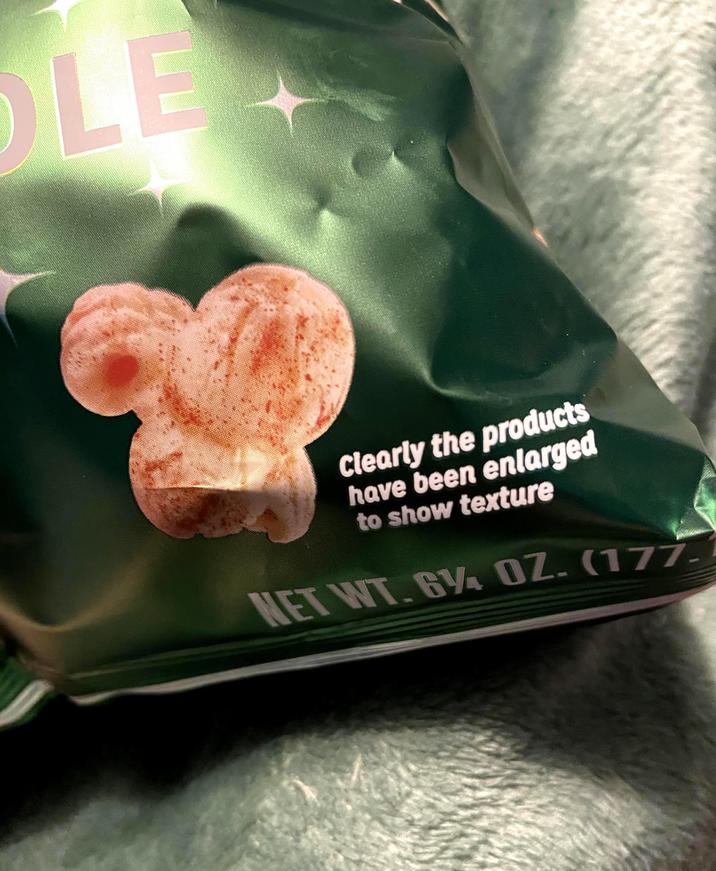 LE Clearly the products have been enlarged to show texture NET WT.6% OZ. (177