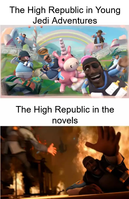 The High Republic in Young Jedi Adventures The High Republic in the novels