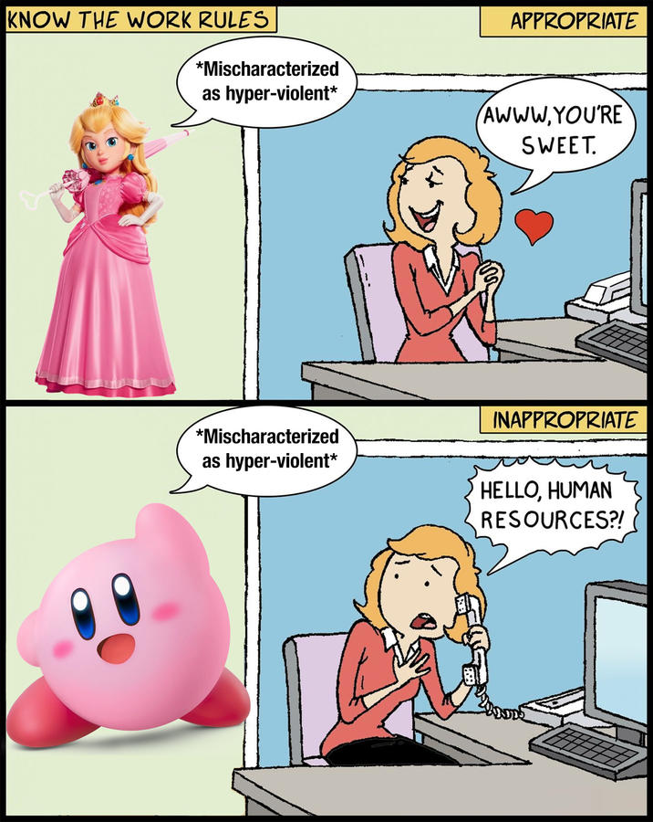 It's always the cute pink guys