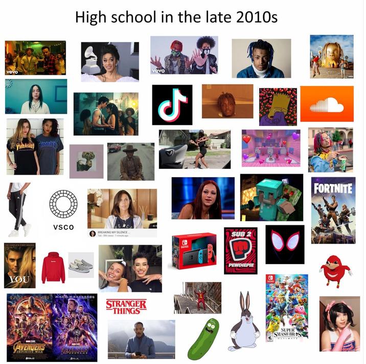 vevo THRASHED FRASIER High school in the late 2010s VSCO BREAKING MY SILENCE Tati 596 views 1 minute ago YOU STRANGER THINGS AVENDERS INFINITY WAR vevo ـل a SUB 2 PEWDIEPIE GD SUPER SMASH BROS ULTIMATE FORTNITE