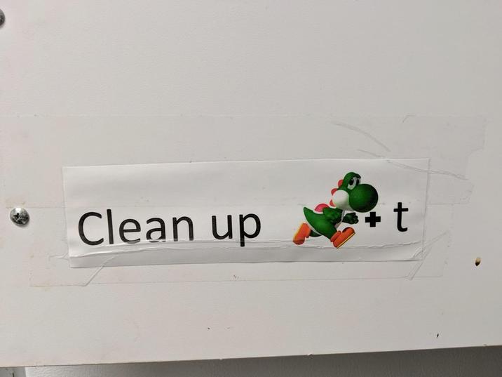 Clean up