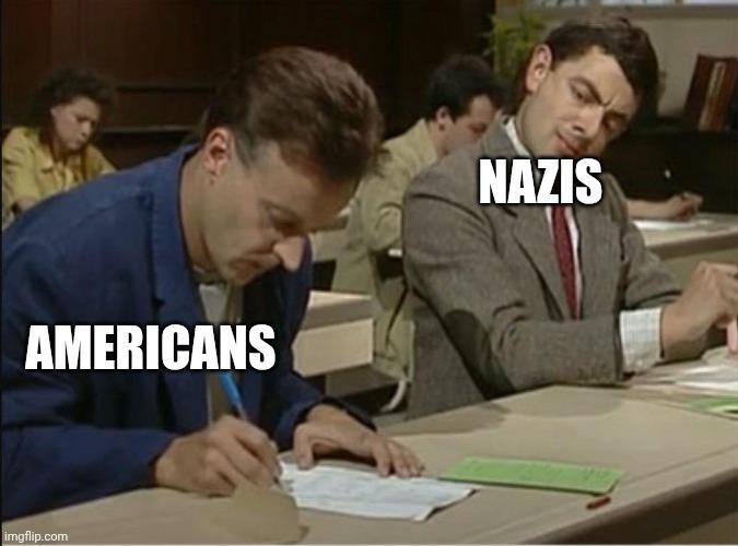 AMERICANS NAZIS imgflip.com