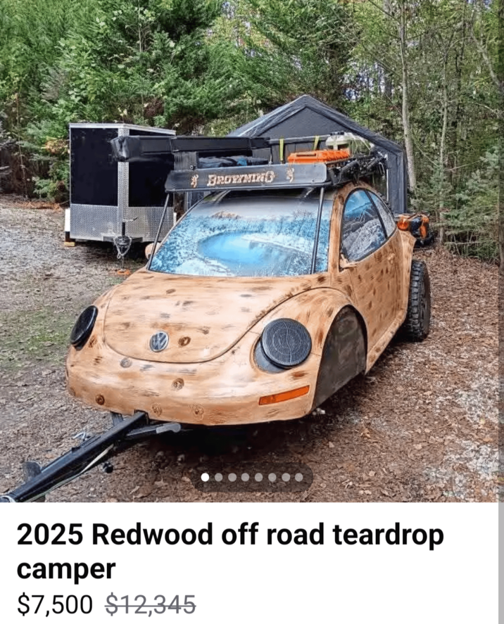 BROWNING 2025 Redwood off road teardrop camper $7,500 $12,345