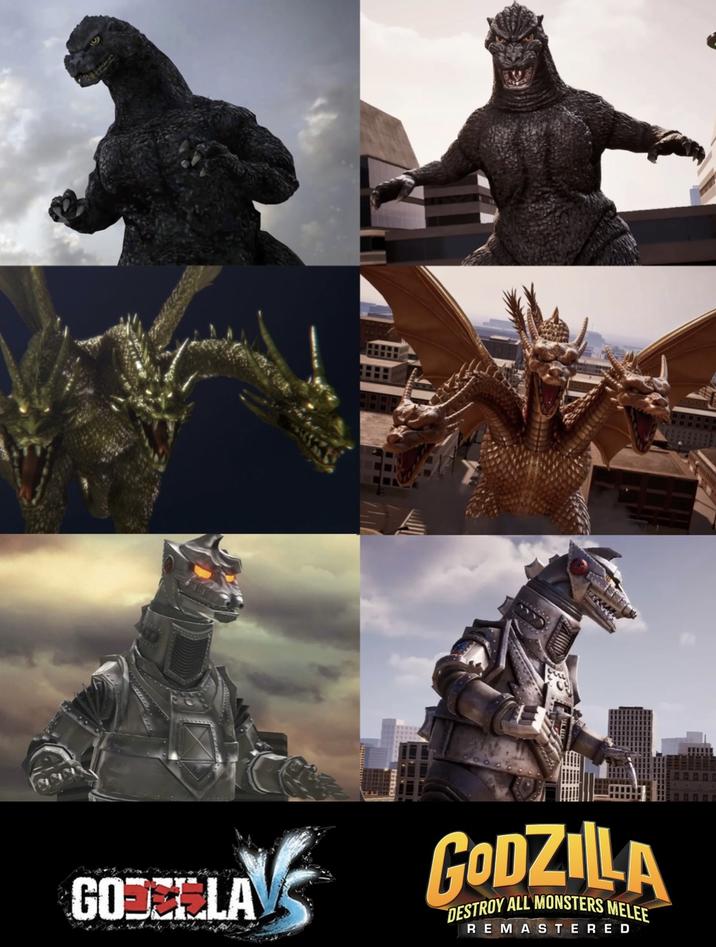 GODELLA GODZILLA DESTROY ALL MONSTERS MELEE REMASTERED