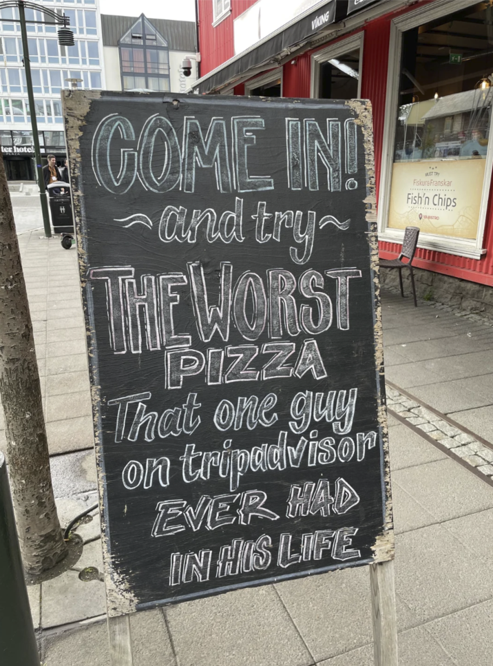 ter hotel VIKING # COME IN! and try THE WORST PIZZA That one guy on tripadvisor EVER HAD IN HIS LIFE MUST TRY Fiskurs Franskar Fish'n STRO