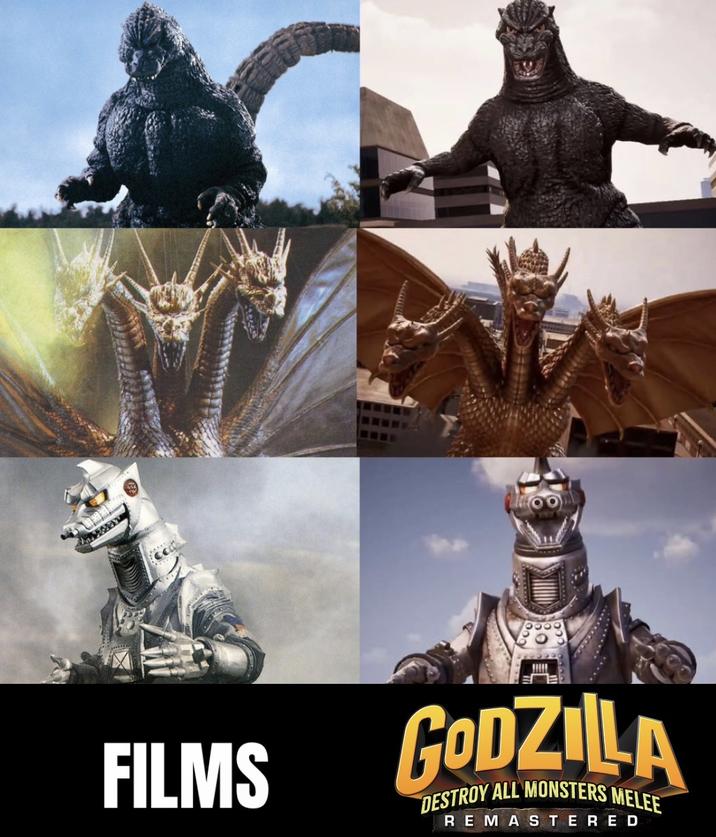 FILMS GODZILLA DESTROY ALL MONSTERS MELEE REMASTERED