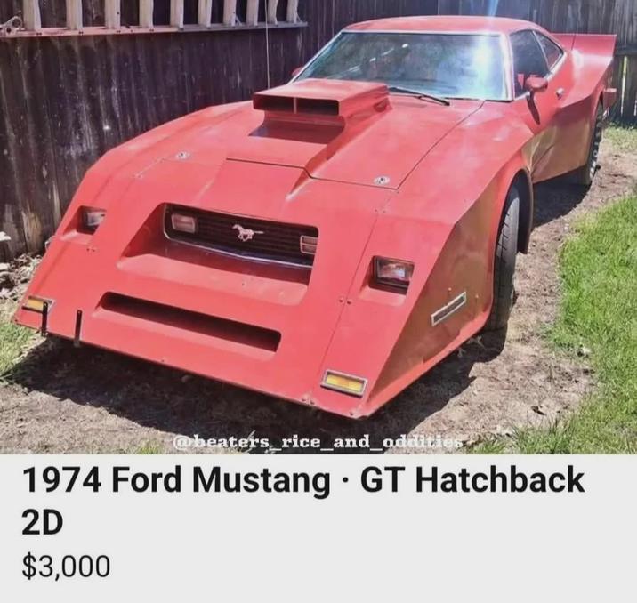@beaters rice_and_oddities • 1974 Ford Mustang GT Hatchback 2D $3,000