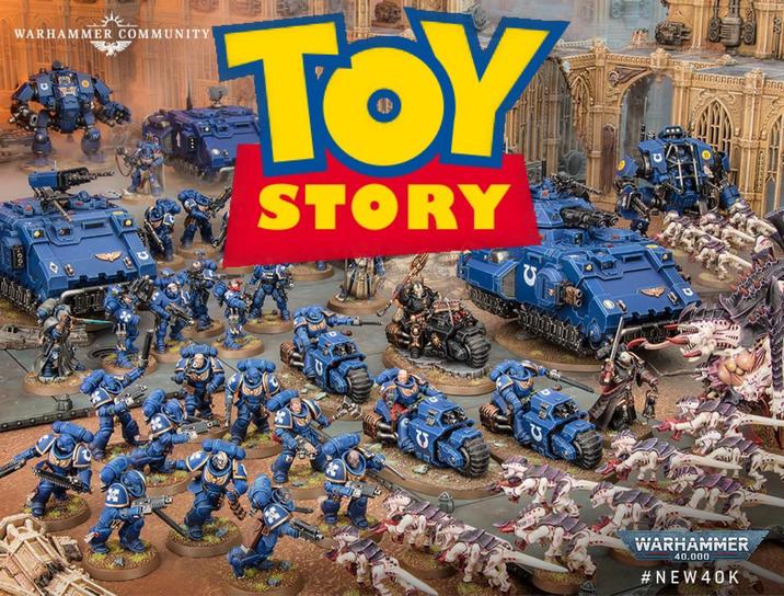 WARHAMMER COMMUNITY TOY STORY .00 WARHAMMER 40,000 # NEW 40K