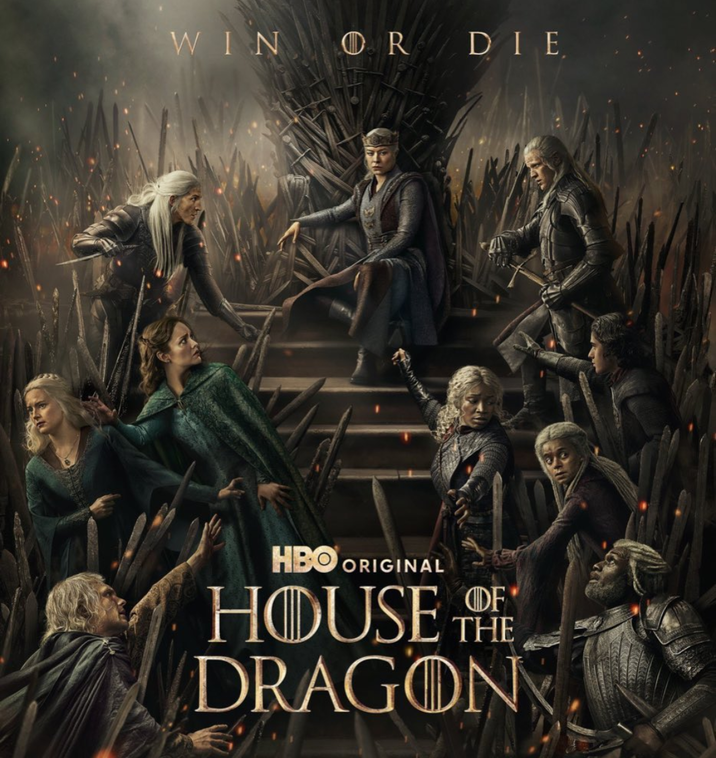 WIN OR DIE HBO ORIGINAL HOUSE THE DRAGON
