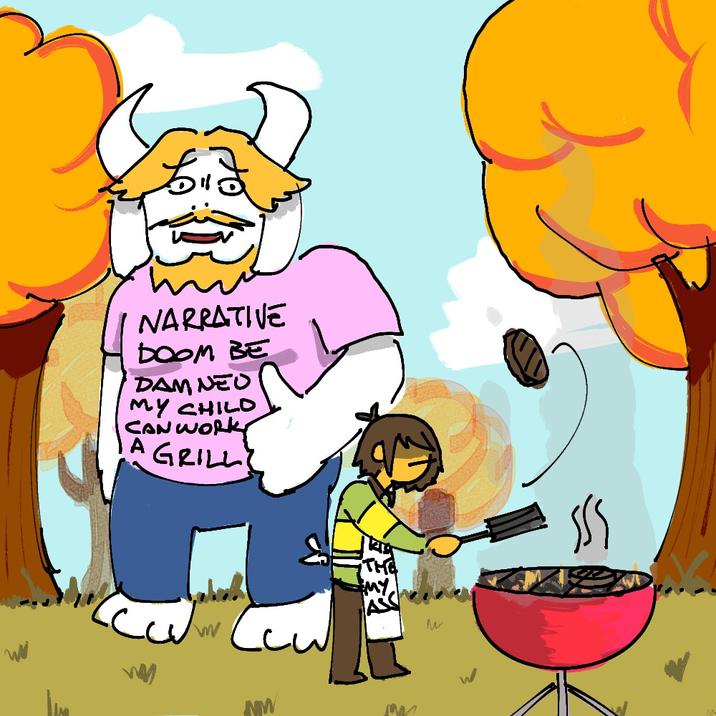 NARRATIVE Doom BE DAM NEO MY CHILD CAN WORK A GRILL W KIST THE *MY ASS M NW Man