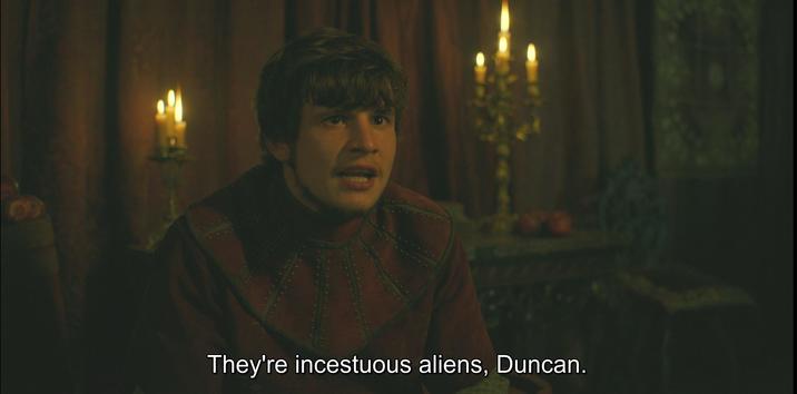 09 They're incestuous aliens, Duncan.