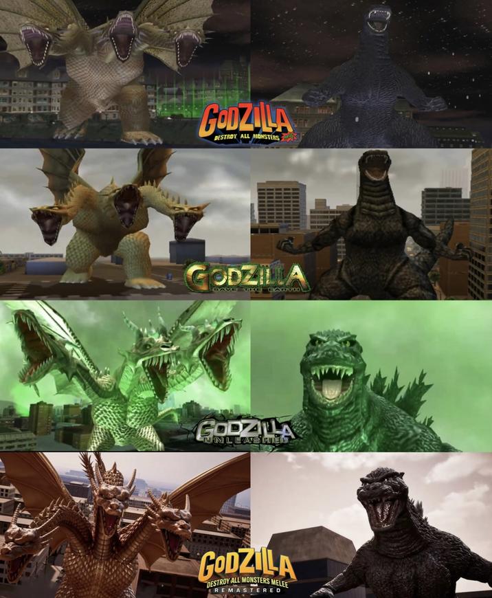 BEL MAL SELLING GODZILLA DESTROY ALL MONSTERS GODZILLA SAVE THE CARTOO GODZILLA UNLEASHED GODZILA DESTROY ALL MONSTERS MELEE REMASTERED wwww