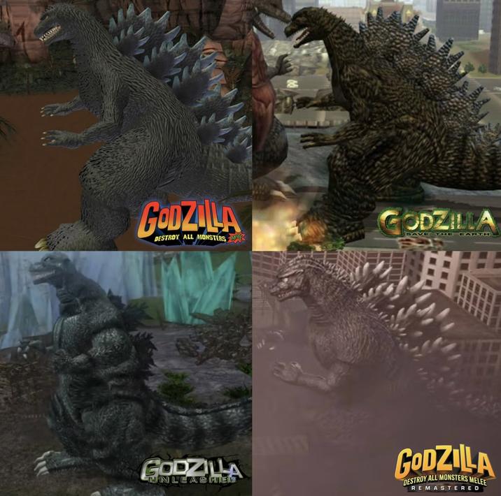 GODZILLA DESTROY ALL MONSTERS DZILLA GODZILLA UNLEASHED GODZILLA DESTROY ALL MONSTERS MELEE REMASTERED