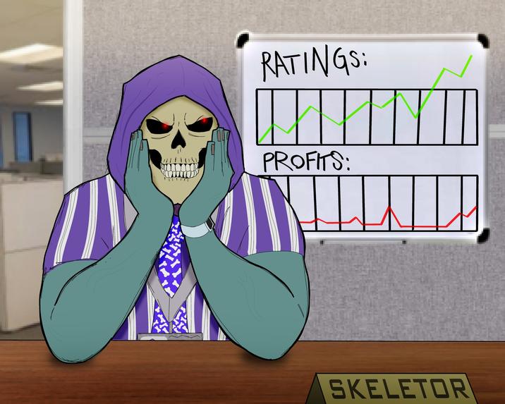 RATINGS: PROFITS: SKELETOR