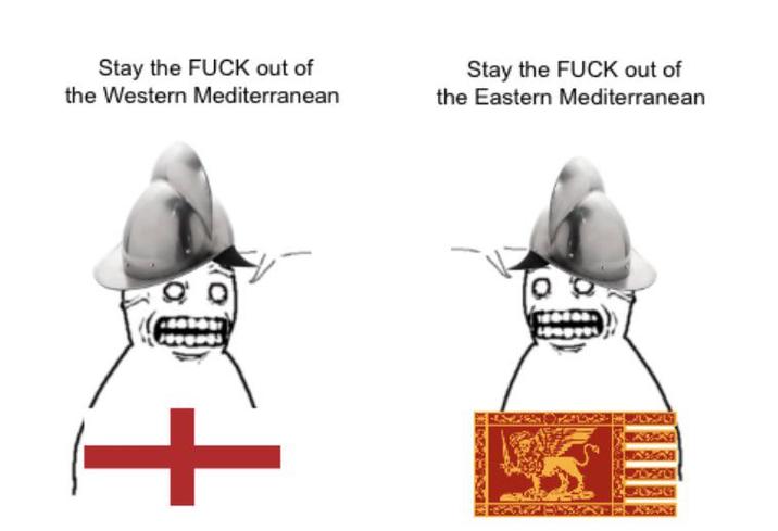 Stay the F--- out of the Western Mediterranean Stay the F--- out of the Eastern Mediterranean