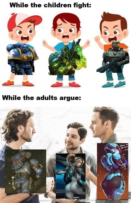 CUSE While the children fight: While the adults argue: FIOICE ED Stay my Six $1