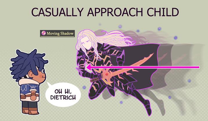 CASUALLY APPROACH CHILD Moving Shadow OH HI, DIETRICH