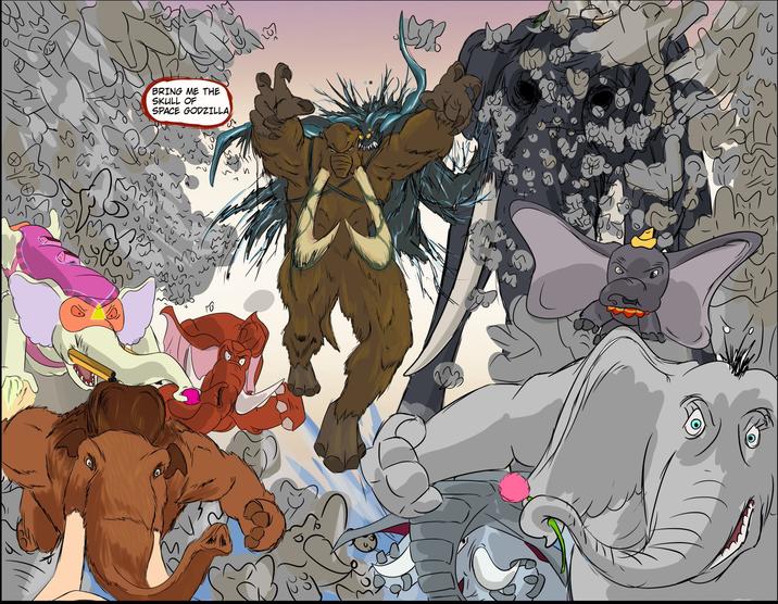 BRING ME THE SKULL OF SPACE GODZILLA 153 M