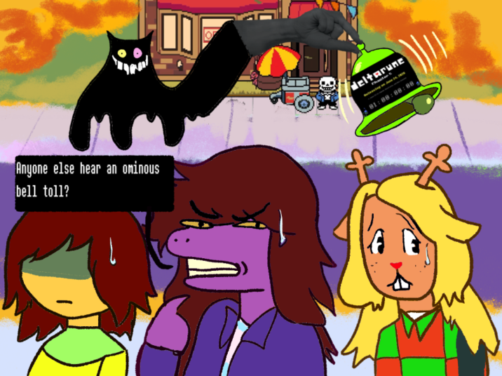 Anyone else hear an ominous bell toll? deltarune Chapter S 01:08:08:88