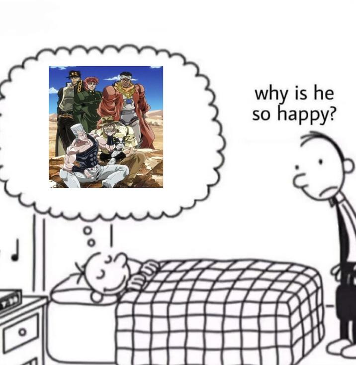 why is he so happy? 1%