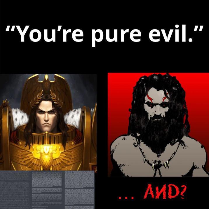 "You're pure evil." i АИД?