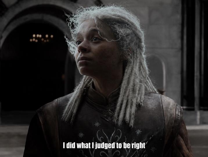 I did what I judged to be right