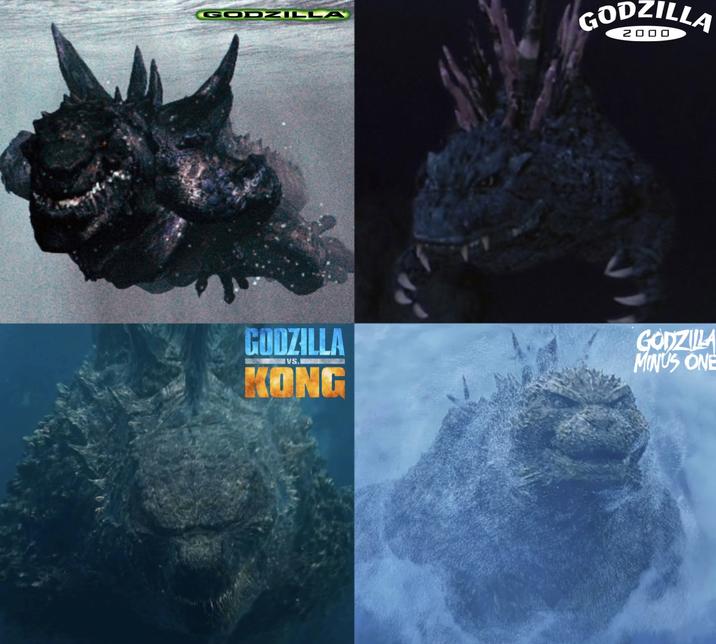 GGODZILLA GODZILLA 2000 GODZILLA IVS. KONG GODZILLA MINUS ONE