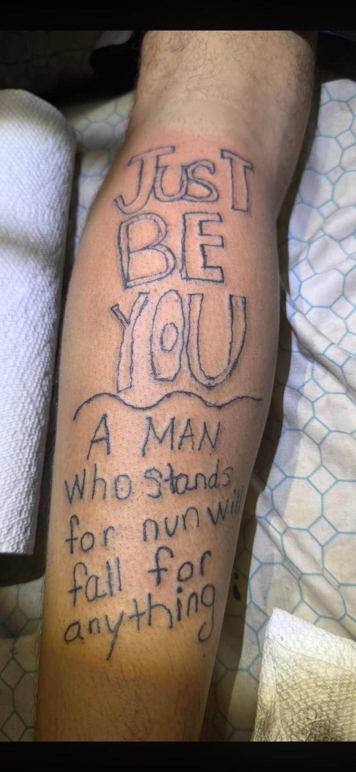 Just BE YOU A MAN Who Stands for nun wi fall for anything