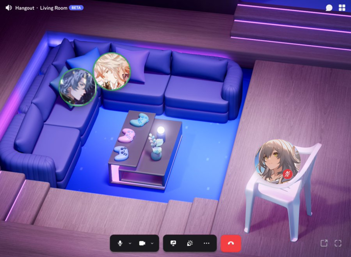 Hangout Living Room BETA મ