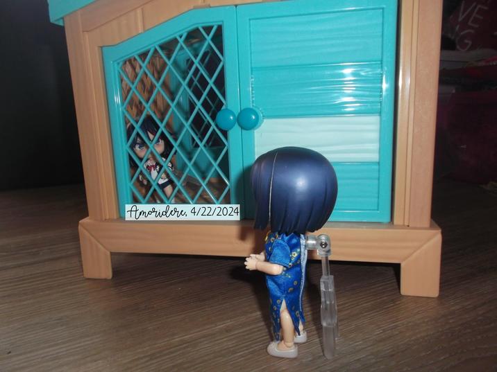 Well, there’s a reason why that cage is locked from the outside and Junior will do much to remind Satsuki of that reason, which is, of course, why she’s in that cage.

(photo taken in 2024)