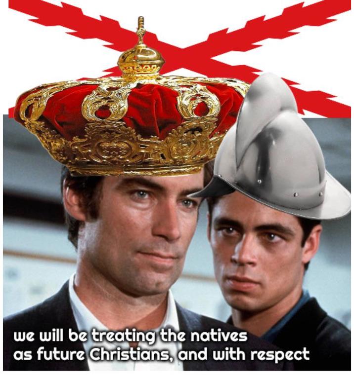 we will be treating the natives as future Christians, and with respect