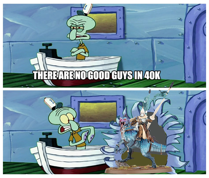THERE ARE NO GOOD GUYS IN 40K