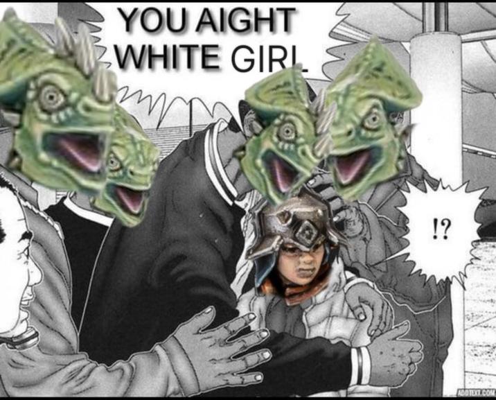 YOU AIGHT WHITE GIRL !? ADDTEXT.COM