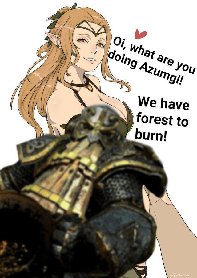 Oi, what are you doing Azumgi! 119 We have forest to burn! FP 2020