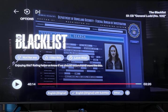 ← A OPTIONS DI SEC.COM DEPARTMENT OF HOMELAND SECURITY-FEDERAL BUREAU OF INVESTIGATION SECTOR 01 BUBJECT WASHINGTON DC SCREENING SYSTEM SEARCH VICAP The Blacklist S1:E8 "General Ludd (No. 109)" VICAP SE SEARCH BLACKLIST 13 NAME SEARCH 042983 OKS, LUCY SO 141-18-6941 ORACLE AKA KATHERINE HAYNE ESPCT DRESS 13313 POINT FIELD AVE FULTON, MD 20759 TEL Not for me DESC I like this BLU NAME SEARCHES DESC BEARD N/A Love this! 30 HT 5'04 W TYPE LONG LENGTH MUSTACHE N/A Enjoying this? Rating helps us know if we should recommend more like this. SOC STATE PHYS COND DRUG USED HOUSING DEVELOPMENT ADDRESS SEARCH DEFNIC REL WANTED CARDS SEARCH MEMBER NYS PAROLE SEARORS m OUPS PERP PHONE NO! CALLS MADE SEARCH NOTES 40:14 SOCIAL SECURITY SEARCH UNK. LIOPERM ALIASES: HOLLY PAPLOM, KARA LEVIS, ERIN LISSEL Federal Bure of t LOSOUT English [Original] English [Original] with Subtitles Other... 83 02:20