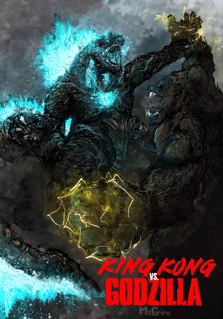 KING KONG VS. GODZILLA Ms Grime