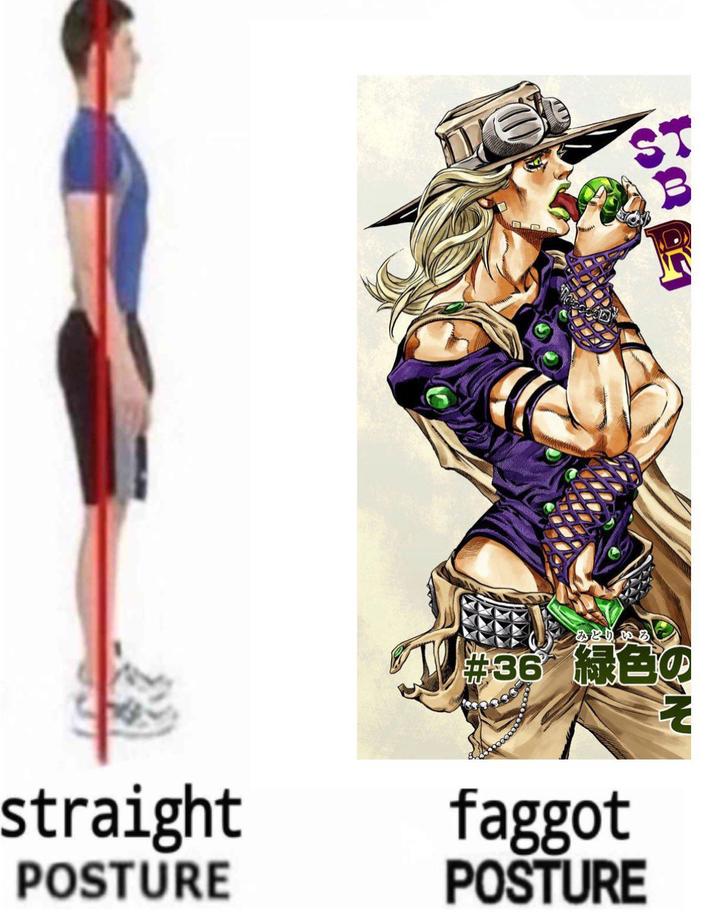 straight POSTURE みどりいろ #36 緑色の f----- POSTURE ws