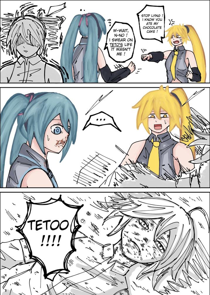 7 ยุง น TETOO !!!! لالات W-WAIT, N-NO! I SWEAR ON TETO'S LIFE IT WASN'T ME! STOP LYING! I KNOW YOU ATE MY CHOCOLATE CAKE! про K 'q'