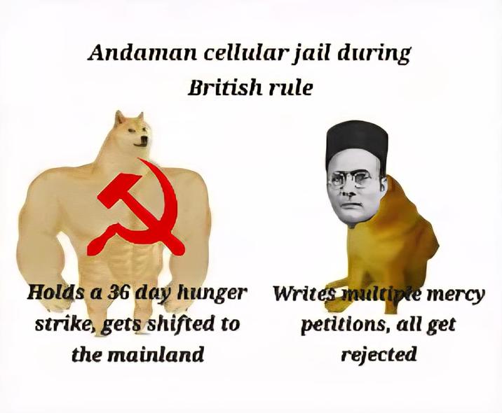 Andaman cellular jail during British rule Holds a 36 day hunger strike, gets shifted to the mainland Writes multiple mercy petitions, all get rejected