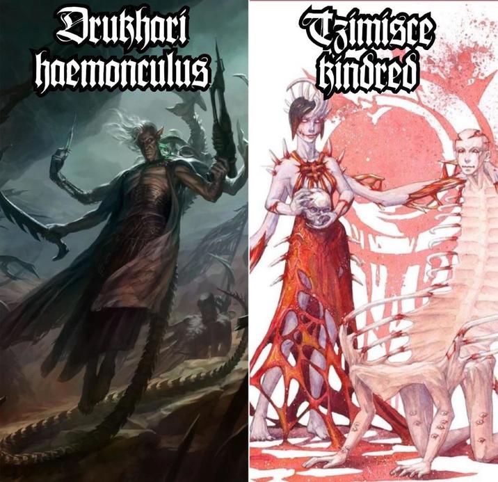 Drukhari haemonculus Timisce Kindred