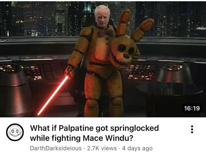 What if Palpatine got springlocked while fighting Mace Windu? DarthDarksideious 2.7K views 4 days ago 16:19