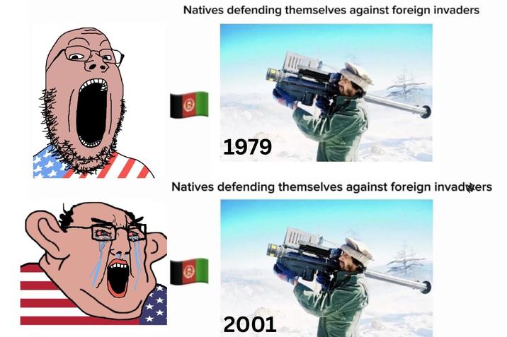 Natives defending themselves against foreign invaders 1979 Natives defending themselves against foreign invadvers 2001