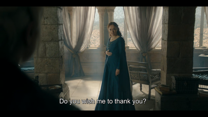 Do you wish me to thank you?