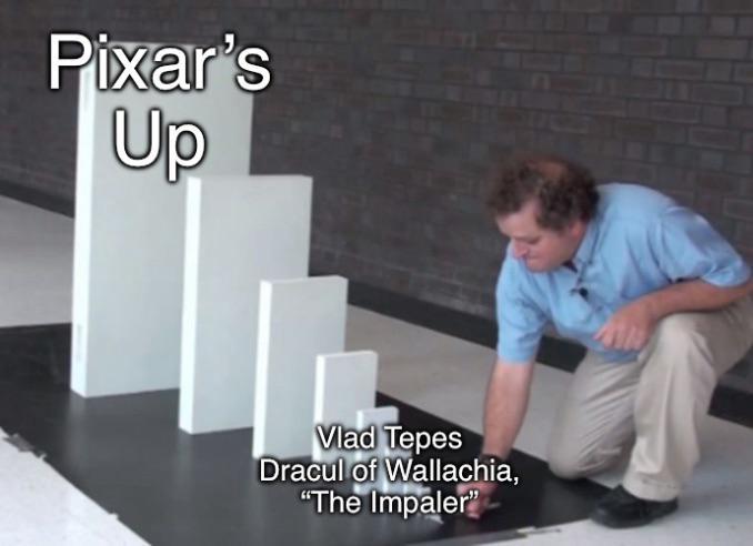 Pixar's Up Vlad Tepes Dracul of Wallachia, "The Impaler"