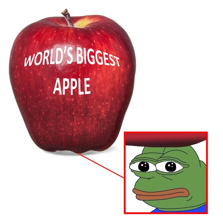 WORLD'S BIGGEST APPLE